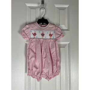 Beaux et Belles Girls Smocked Romper size 3m